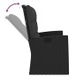 vidaXL Gartenbank mit Liegefunktion & Kissen Schwarz 118cm Poly Rattan vidaXL Gartenbank mit Liegefunktion & Kissen Schwarz 118cm Poly Rattan