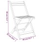 vidaXL 3-tlg. Bistro-Set Klappbar Massivholz Akazie vidaXL 3-tlg. Bistro-Set Klappbar Massivholz Akazie