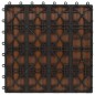 vidaXL Terrassenfliesen 11Stk. Tief Geprägt WPC 30x30cm 1 qm Hellbraun vidaXL Terrassenfliesen 11Stk. Tief Geprägt WPC 30x30cm 1 qm Hellbraun