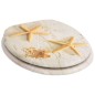 vidaXL Toilettensitz MDF Deckel Seestern vidaXL Toilettensitz MDF Deckel Seestern