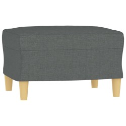 vidaXL Fußhocker Dunkelgrau 60x50x41 cm Stoff