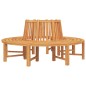 vidaXL Baumbänke 2 Stk. Halbrund Ø201 cm Massivholz Teak vidaXL Baumbänke 2 Stk. Halbrund Ø201 cm Massivholz Teak