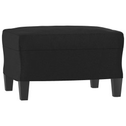 vidaXL Fußhocker Schwarz 60x50x41 cm Kunstleder