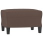 vidaXL Fußhocker Braun 60x50x41 cm Kunstleder vidaXL Fußhocker Braun 60x50x41 cm Kunstleder