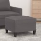 vidaXL Fußhocker Grau 60x50x41 cm Kunstleder