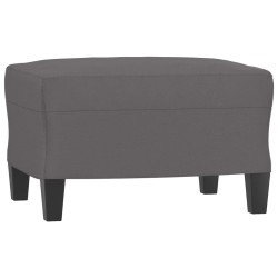 vidaXL Fußhocker Grau 60x50x41 cm Kunstleder