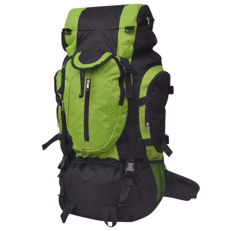 vidaXL Wanderrucksack XXL 75 L schwarz und grün vidaXL Wanderrucksack XXL 75 L schwarz und grün