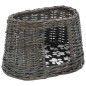 vidaXL 3-tlg. Katzenkorb-Set mit Kissen Grau 47x34x60 cm Natur Weide vidaXL 3-tlg. Katzenkorb-Set mit Kissen Grau 47x34x60 cm Natur Weide
