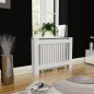 MDF Heizkörper-Abdeckung Heizkörperverkleidung 112 cm, weiß MDF Heizkörper-Abdeckung Heizkörperverkleidung 112 cm, weiß