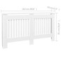 MDF Heizkörper-Abdeckung Heizkörperverkleidung 152 cm, weiß MDF Heizkörper-Abdeckung Heizkörperverkleidung 152 cm, weiß