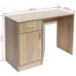 vidaXL Schreibtisch mit Schublade und Schrank Eiche 100x40x73 cm vidaXL Schreibtisch mit Schublade und Schrank Eiche 100x40x73 cm