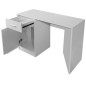 vidaXL Schreibtisch mit Schublade und Schrank Weiß 100x40x73 cm vidaXL Schreibtisch mit Schublade und Schrank Weiß 100x40x73 cm