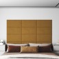 Wandpaneele 12 Stk. Braun 60x30 cm Samt 2,16 m² Wandpaneele 12 Stk. Braun 60x30 cm Samt 2,16 m²