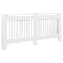 vidaXL Heizkörperabdeckung Weiß MDF 172 cm