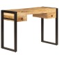 vidaXL Schreibtisch mit 2 Schubladen 110 x 50 x 77 cm Mangoholz Massiv vidaXL Schreibtisch mit 2 Schubladen 110 x 50 x 77 cm Mangoholz Massiv