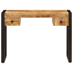vidaXL Schreibtisch mit 2 Schubladen 110 x 50 x 77 cm Mangoholz Massiv
