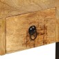 vidaXL Schreibtisch mit 2 Schubladen 110 x 50 x 77 cm Mangoholz Massiv vidaXL Schreibtisch mit 2 Schubladen 110 x 50 x 77 cm Mangoholz Massiv