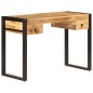 vidaXL Schreibtisch mit 2 Schubladen 110 x 50 x 77 cm Mangoholz Massiv vidaXL Schreibtisch mit 2 Schubladen 110 x 50 x 77 cm Mangoholz Massiv