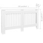 vidaXL Heizkörperabdeckung 2 Stk. Weiß MDF 152 cm vidaXL Heizkörperabdeckung 2 Stk. Weiß MDF 152 cm