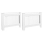 vidaXL Heizkörperabdeckung 2 Stk. Weiß MDF 112 cm vidaXL Heizkörperabdeckung 2 Stk. Weiß MDF 112 cm