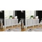 vidaXL Heizkörperabdeckung 2 Stk. Weiß MDF 172 cm vidaXL Heizkörperabdeckung 2 Stk. Weiß MDF 172 cm