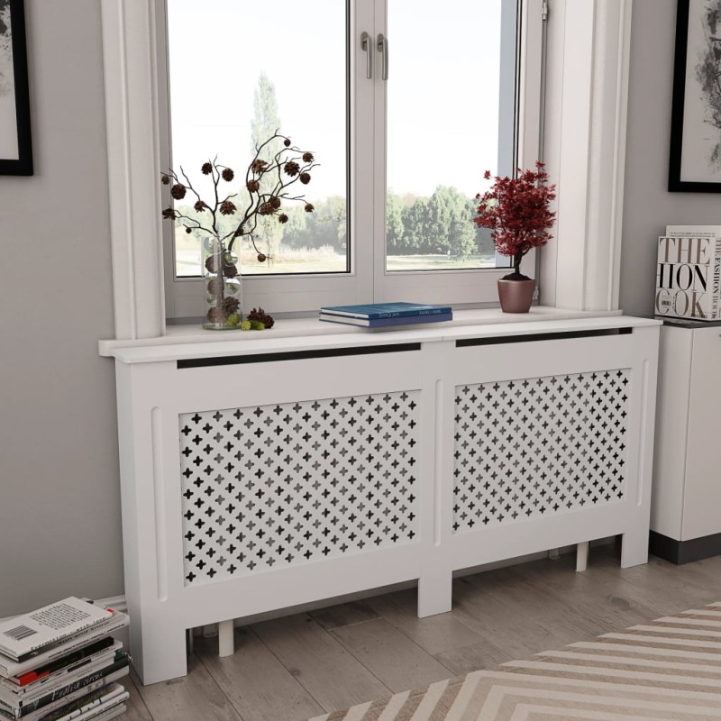 vidaXL Heizkörperabdeckung Weiß 172×19×81,5 cm MDF vidaXL Heizkörperabdeckung Weiß 172×19×81,5 cm MDF