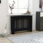 vidaXL Heizkörperverkleidung Schwarz 112 x 19 x 81 cm MDF vidaXL Heizkörperverkleidung Schwarz 112 x 19 x 81 cm MDF