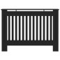 vidaXL Heizkörperverkleidung Schwarz 112 x 19 x 81 cm MDF vidaXL Heizkörperverkleidung Schwarz 112 x 19 x 81 cm MDF