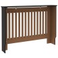 vidaXL Heizkörperverkleidung Schwarz 112 x 19 x 81 cm MDF vidaXL Heizkörperverkleidung Schwarz 112 x 19 x 81 cm MDF