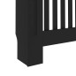vidaXL Heizkörperverkleidung Schwarz 112 x 19 x 81 cm MDF vidaXL Heizkörperverkleidung Schwarz 112 x 19 x 81 cm MDF