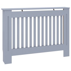 vidaXL Heizkörperverkleidung Anthrazit 112x19x81,5 cm MDF