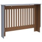 vidaXL Heizkörperverkleidung Anthrazit 112x19x81,5 cm MDF vidaXL Heizkörperverkleidung Anthrazit 112x19x81,5 cm MDF