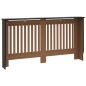 vidaXL Heizkörperverkleidung Schwarz 152x19x81,5 cm MDF vidaXL Heizkörperverkleidung Schwarz 152x19x81,5 cm MDF