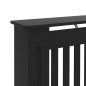 vidaXL Heizkörperverkleidung Schwarz 152x19x81,5 cm MDF vidaXL Heizkörperverkleidung Schwarz 152x19x81,5 cm MDF