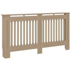 vidaXL Heizkörperverkleidung 152x19x81,5 cm MDF
