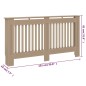 vidaXL Heizkörperverkleidung 152x19x81,5 cm MDF vidaXL Heizkörperverkleidung 152x19x81,5 cm MDF