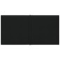 Wandpaneele 12 Stk. Schwarz 30x15 cm Stoff 0,54 m² Wandpaneele 12 Stk. Schwarz 30x15 cm Stoff 0,54 m²