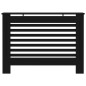 vidaXL Heizkörperverkleidung Schwarz 112 x 19 x 81 cm MDF vidaXL Heizkörperverkleidung Schwarz 112 x 19 x 81 cm MDF