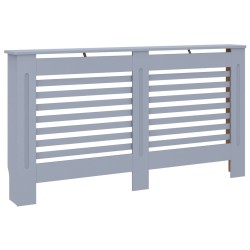 vidaXL Heizkörperverkleidung Anthrazit 152x19x81,5 cm MDF
