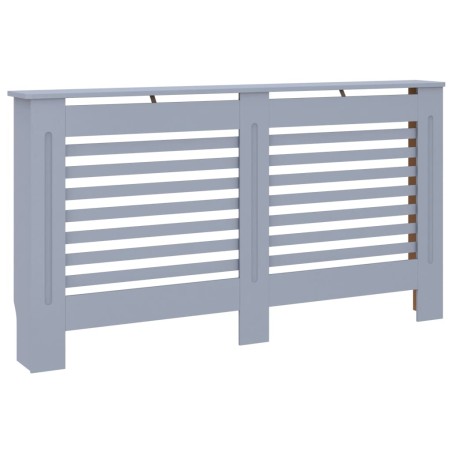vidaXL Heizkörperverkleidung Anthrazit 152x19x81,5 cm MDF