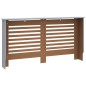 vidaXL Heizkörperverkleidung Anthrazit 152x19x81,5 cm MDF vidaXL Heizkörperverkleidung Anthrazit 152x19x81,5 cm MDF