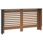 vidaXL Heizkörperverkleidung Schwarz 152 x 19 x 81 cm MDF vidaXL Heizkörperverkleidung Schwarz 152 x 19 x 81 cm MDF