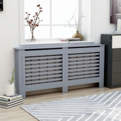 vidaXL Heizkörperverkleidung Anthrazit 172 x 19 x 81 cm MDF