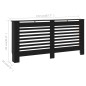 vidaXL Heizkörperverkleidung Schwarz 172 x 19 x 81 cm MDF vidaXL Heizkörperverkleidung Schwarz 172 x 19 x 81 cm MDF