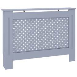 vidaXL Heizkörperverkleidung Anthrazit 112 x 19 x 81 cm MDF