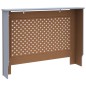 vidaXL Heizkörperverkleidung Anthrazit 112 x 19 x 81 cm MDF vidaXL Heizkörperverkleidung Anthrazit 112 x 19 x 81 cm MDF