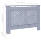 vidaXL Heizkörperverkleidung Anthrazit 112 x 19 x 81 cm MDF vidaXL Heizkörperverkleidung Anthrazit 112 x 19 x 81 cm MDF