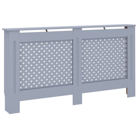 vidaXL Heizkörperverkleidung Anthrazit 152 x 19 x 81 cm MDF