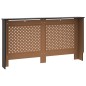 vidaXL Heizkörperverkleidung Schwarz 152 x 19 x 81 cm MDF vidaXL Heizkörperverkleidung Schwarz 152 x 19 x 81 cm MDF