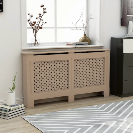 vidaXL Heizkörperverkleidung 152x19x81 cm MDF